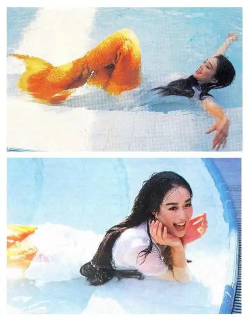 5位女星的美人鱼造型林允好尴尬赵丽颖惊艳她美得让人窒息