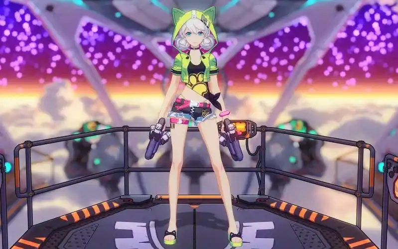 【琪亚娜】4k画质 《白骑士61月光》和皮肤展示_哔哩哔哩_bilibili